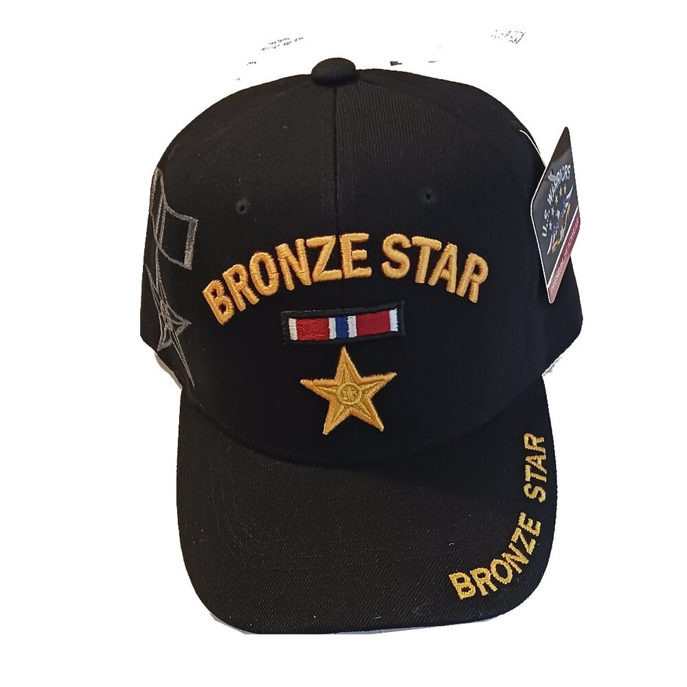 Bronze Star Cap (Black)